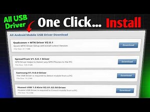 ✅USB Driver installation - अब Connect Problem खत्म | USB Driver install kaise kare Windows me