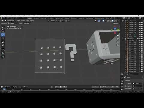 RENOMBRA varios objetos SUPER RÁPIDO en Blender