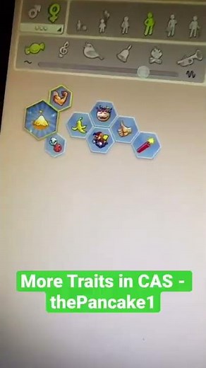 More Traits mod in CAS for The Sims 4