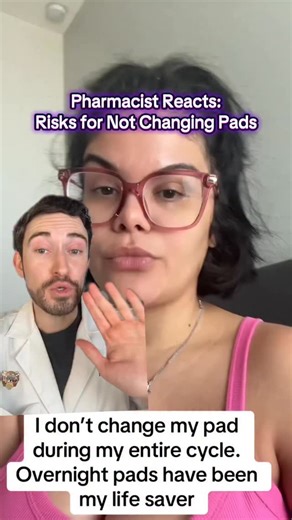 One pad for an entire cycle?! 😳 Here’s what actually happens and why it can be dangerous. As a pharmacist let’s review the infections this can cause and what you may need to keep at home if you continue to do this. Shout out to the MVPs @larocheposayusa Cicaplast Balme, @officialvanicream Gentle Body Wash , and @cortizone10 #pharmacytiktok #womenshealth #periodcare #hygienetips #learnontikto | MillennialRx