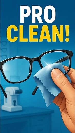 How to Clean Glasses Like an Optician (Pro Method!) #how #lenscare #eyetutorial #eyeexercise
