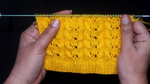 I hope you will love the lace pattern. | Knitting Design & Pattern Idea