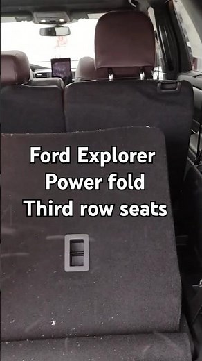 Ford Explorer power fold third row seats #shorts
