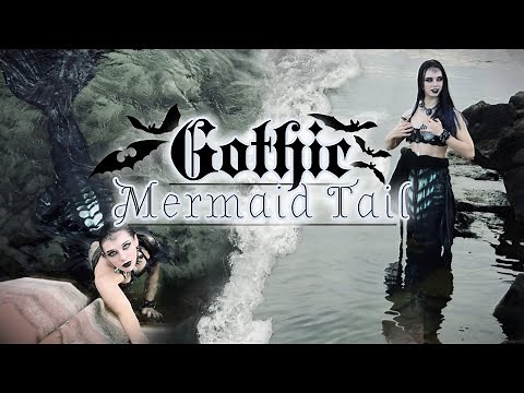 MoonSong Magic Mermaid Tail Review 2022 (an honest review of that Gothic Black fabric tail I got )