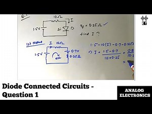 Diode Connected Circuits | Question 1 | Analog Electronics