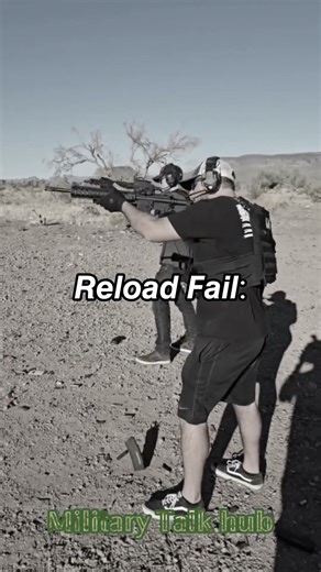 Reload Fail Compared to Fast Reload #shorts #military
