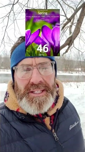 46 Days Till Spring! #spring #Cold #Winter