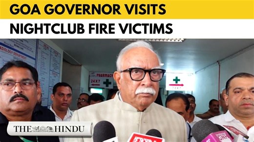 Watch: Goa governor visits injured nightclub fire victims at medical college