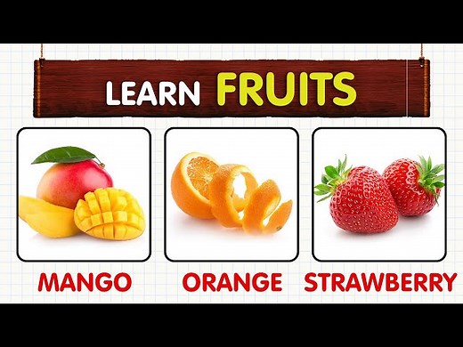 Fruit Interactive LEARNING | Names of Fruits | Fruit Names with pictures | English educational video - Videos For Kids