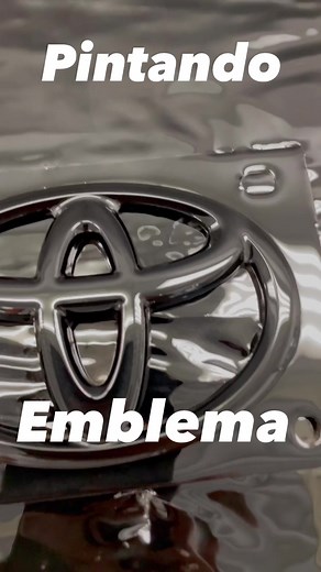 Como se pintan los emblemas de los carros o partes cromadas? | Auto color