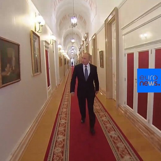 4.2M views · 27K reactions | NO COMMENT | Russian President Vladimir Putin's long, long, long walk to another six years in charge www.euronews.com/nocomment | Euronews English | Facebook