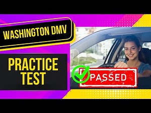 Washington DMV Written Test 2024 (50 MUST KNOW Questions with Answer Explanations)