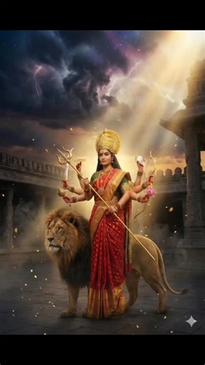 Devine Vibes on Instagram: "Durgamatha #Durgamatha #GoddessDurga #MaaDurga #DurgaDevi #Shakti #DivineMother #LionGoddess #HinduGods #Devi #Navadurga #DurgaMata #PowerOfShakti #DivineEnergy #Bhakti #DevotionalReels #SpiritualVibes #TempleVibes #SanatanaDharma #IndianCulture #GodReels"