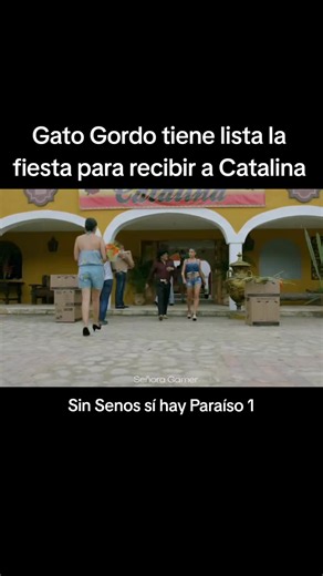 Gato Gordo tiene preparada la fiesta para recibir a Catalina. #SSSHP #SinSenosSiHayParaiso #sshp #foryou #parati