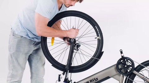 5TH WHEEL W18B Electric Bike for Adult with 350W Motor, 26" Electric Mountain Bike with 36V 10.4Ah Removable Battery Ebike, Electric Bicycle with 7 Speed, UL2849