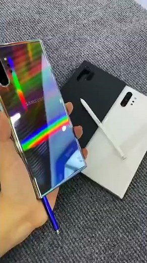 Samsung galaxy Note 10 plus 5G mobile in hand 🔥🔥