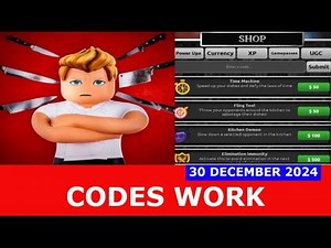 *CODES* Hell's Kitchen ROBLOX | DECEMBER 30, 2024