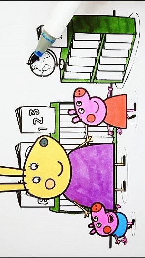 Peppa Pig Coloring Pages for Kids, 431#drawing #peppapigcoloring #peppapigdrawing