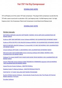 Avalon 737 Vst Download