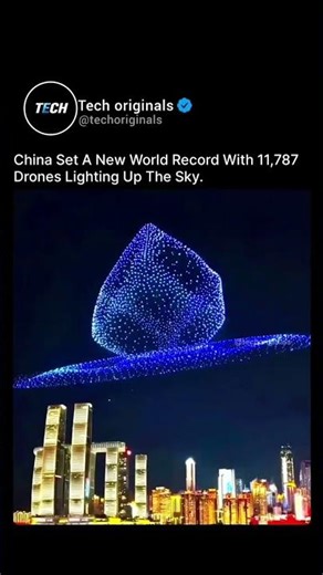 #droneshow #chinatech #worldrecord #dronetechnology #futuretech #ai