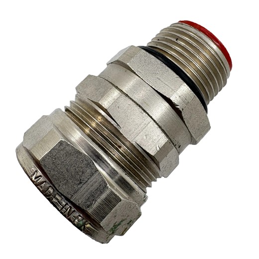 Adaptaflex Swivel Fitting Nickel Plated Brass 15mm (1/2") SPL20/M20/B
