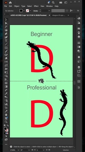 Adobe Illustrator Tips New. Object Through Text effect. #adobeillustrator #graphicdesign