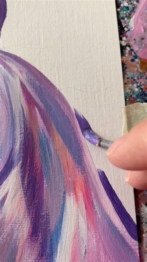 Painting a Unicorn 🦄 #wipartwork #art #painting #unicorns #unicorn