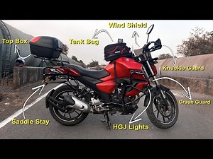 Yamaha Fzs V3 Bs6 Touring Setup | Bike Modification