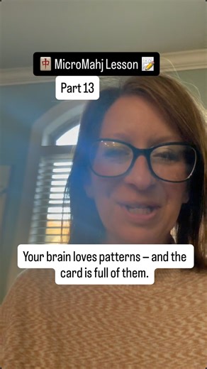 American Mahjong Academy 🀄️ Learn Mahjong on Instagram: "The secret to reading the card faster? Learn the number patterns. It’s not about memorizing — it’s about seeing the rhythm. Follow, save, and share this one with your mahj crew 💚🀄️ And don’t forget to grab your free beginner’s guide. Link in bio. #americanmahjong #americanmahjongscademy #learnmahjongfast #mahjongteacher"