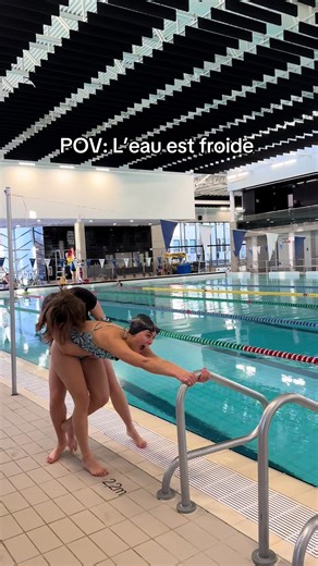 La pire partie de l’entraînement c’est de rentrer dans l’eau #athlete #entrainement #pool #swimming #fyp