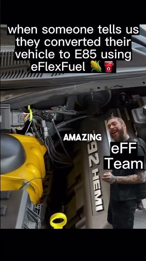 Run E85, Gas, or ANY blend! Convert your vehicle today using eFlexFuel 💪🌽 #eflexfuel #e85 392 Hemi