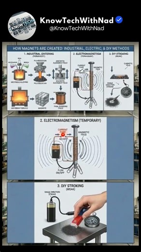 How Magnets Are Created Industrial, Electric, and DIY Methods