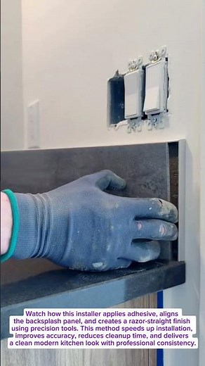 Backsplash Installation Trick Looks TOO Perfect!