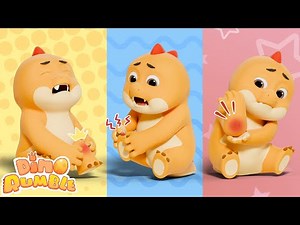 Boo Boo Song | Ouch! Rumble Got A Boo Boo! | Boo Boo Song In The Garden |Nursery Rhymes for Kids