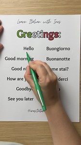 Practice Your Italian 🇮🇹 | Learn Italian with Ines