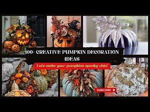 100+ Creative Pumpkin Decorations Ideas for a Spooky-Chic Halloween Setup You’ll Love
