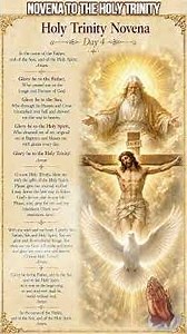 Novena to the Holy Trinity — Day 4 ✨🕊️🔥 | Prayer Card 💛