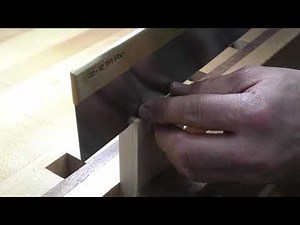 Sawing Tenons by Hand