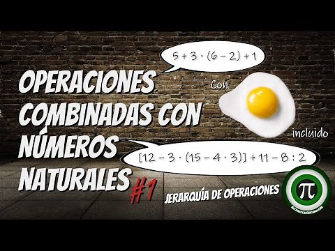 OPERACIONES COMBINADAS CON NÚMEROS NATURALES #1 ✔️ Jerarquía de operaciones