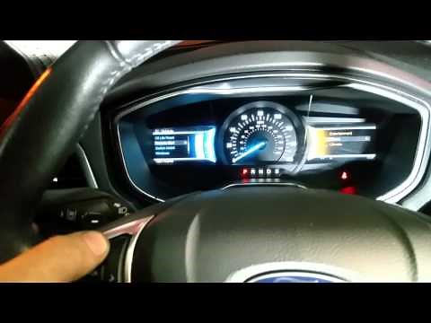 HOW TO RESET OIL CHANGE LIGHT ON A 2013-2016 FORD FUSION