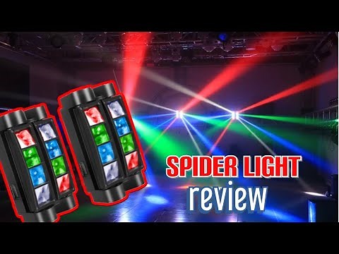 SPIDER Moving Head Led LIGHT (REVIEW)