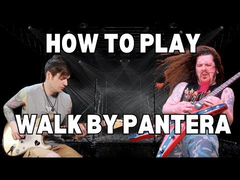 How To Play 'Walk' by Pantera on Guitar!