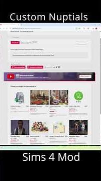 How to install Custom Nuptials Sims 4 Mod #SIMS4 #sims4mod #adeepindigo