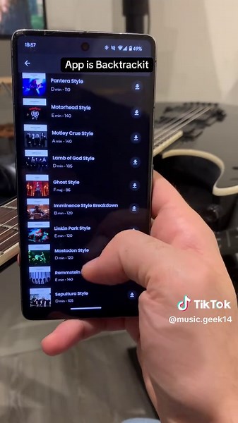 Explore Metal Backing Tracks with Backtrackit App