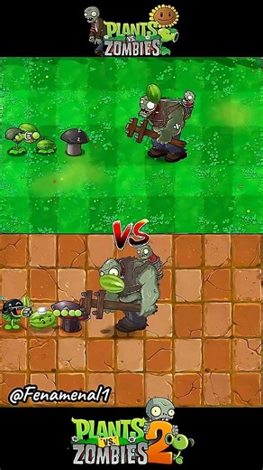 PVZ1 vs PVZ2 Team Plants vs Team Zombie u #pvz2 #plantsvszombies2