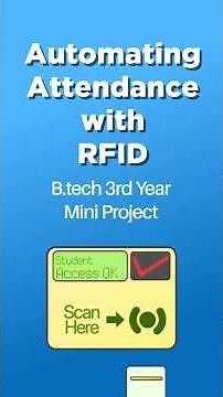 RFID-Based Attendance Project | Embedded Systems Demo by SITS Students | B-tech Mini Project