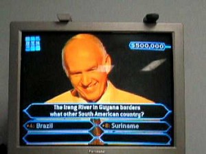 $500,000 Question Wrong on Millionaire