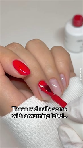 18K views · 16 reactions | A classic look: the red nails! ❤️ | Beauty Hacks | Facebook