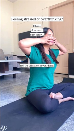 Do This Breathing for Instant Calm | Bhramari Pranayama for Stress & Sleep
