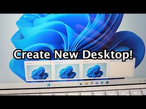 How to Create New Desktop on Windows 11 / 10 PC!